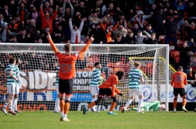 Celtic’s title bobbles towards Hearts and Rangers on Scottish football’s desert amid 35-year first