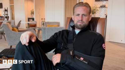 Celtic’s Schmeichel says shoulder surgery ‘went well’