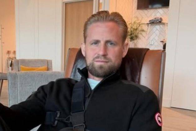 “First shoulder operation done, everything went well,” Kasper Schmeichel