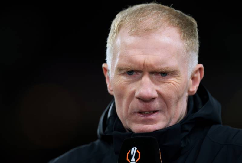 Paul Scholes urges Tottenham to eye Celtic boss tactic as ‘pear shaped’ Hoops moment can’t deter Man Utd hero