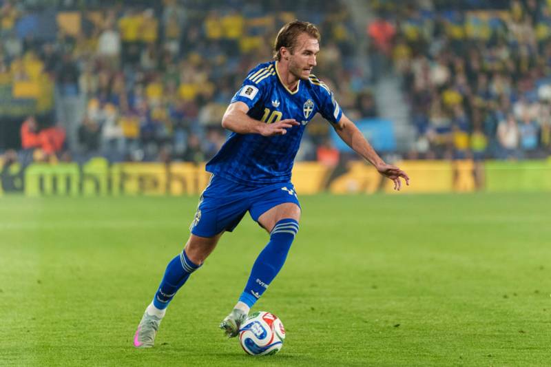 Celtic’s Benjamin Nygren records one assist, two key passes as Sweden reach World Cup play-off final