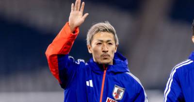 Daizen Maeda stonewalls Celtic future talk as Japan hero beams with pride after his career first
