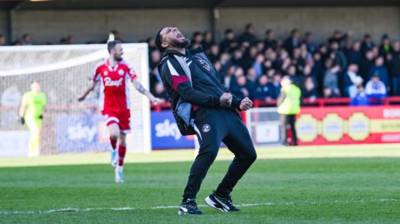 Dream introduction to management for former Celtic striker Dream introduction to management for former Celtic striker