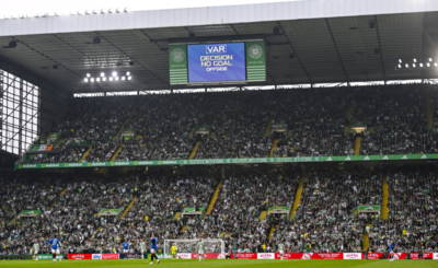 Celtic fans take note; English fans have delivered a damning verdict on VAR.