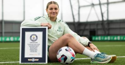 Celtic star’s mum bursts with pride as daughter scores fastest ever goal in top flight football