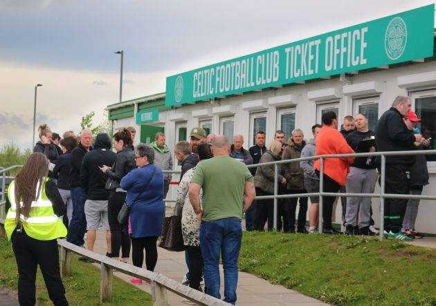 Celtic Ticket Office this morning look like proper April Fools Celtic Ticket Office this morning look like proper April Fools