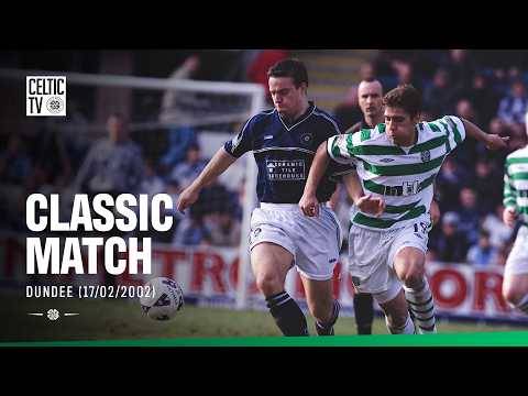 Classic Match: Dundee 0-3 Celtic (17/02/02) | Larsson, Mjällby & Hartson at Dens 💪