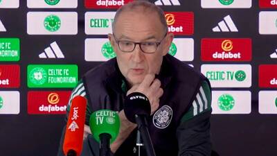 Martin O’Neill explains why Trusty ‘didn’t do much’ in training ahead of Celtic’s trip to Dundee