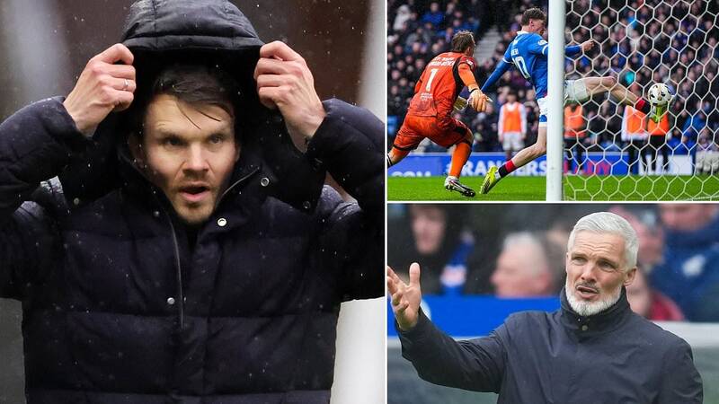 DON’T LOOK NOW: Danny Rohl watches Rangers hit the summit. but admits he’ll be turning off when title rivals Hearts and Celtic are in action