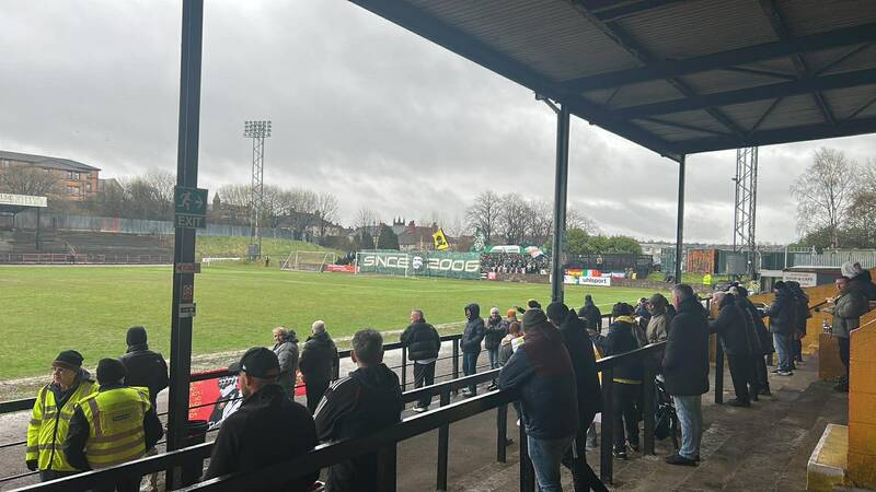 Green Brigade show support for Celtic B as first team ban continues