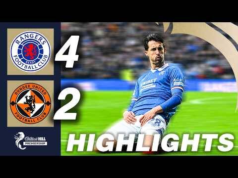 Rangers 4-2 Dundee United | HIGHLIGHTS | William Hill Premiership