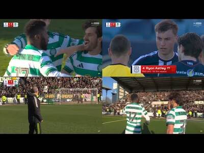Iheanacho WINNING Goal, Red Card & Full Time Scenes | Dundee 1-2 Celtic