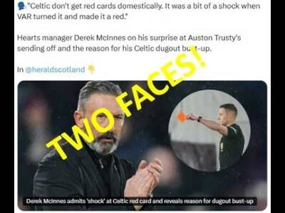 HYPOCRITE: Derek McInnes’ two faces exposed as Celtic close the gap to Hearts