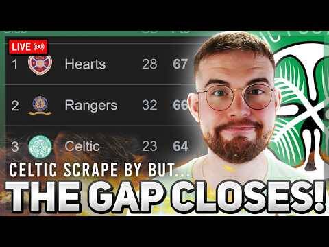The gap CLOSES in the race for title as Celtic WIN and Hearts slip up. | Your opinions & more!