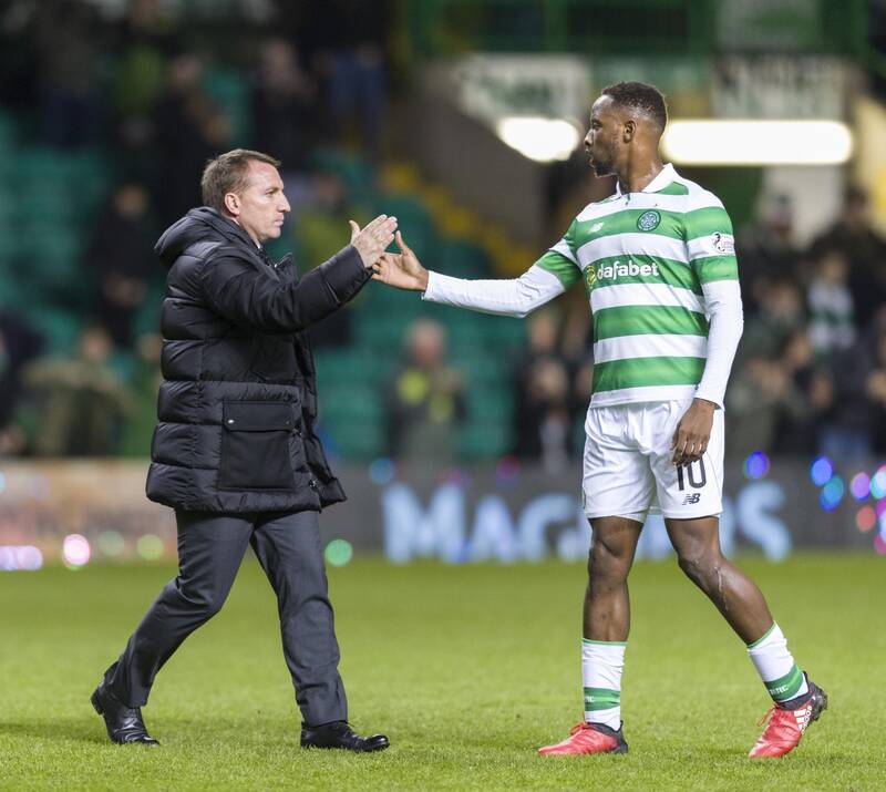 Watch as Moussa Dembele and another ex-Celtic star down Brendan Rodgers