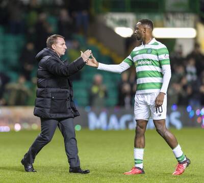 Watch as Moussa Dembele and another ex-Celtic star down Brendan Rodgers