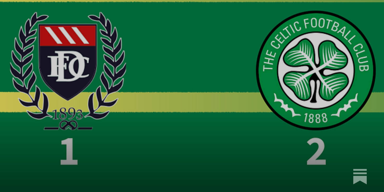 Dundee 1 Celtic 2