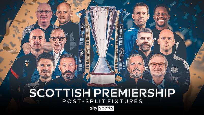 Scottish Premiership post-split fixtures revealed