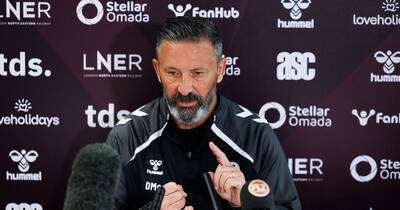 Derek McInnes responds to Hearts post split fixture fury as he reveals appeal against Marc Leonard red card Derek McInnes responds to Hearts post split fixture fury as he reveals appeal against Marc Leonard red card
