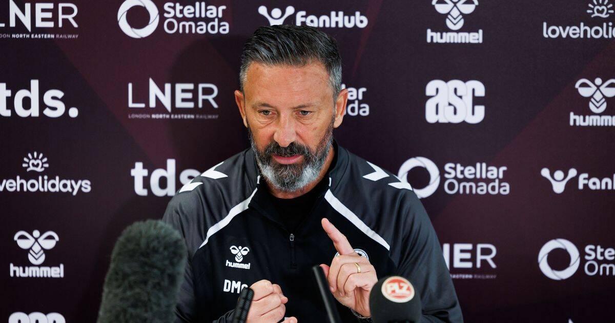 Derek McInnes responds to Hearts post split fixture fury as he reveals appeal against Marc Leonard red card