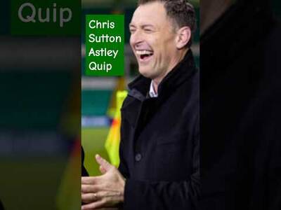 Chris Sutton Ryan Astley red card quip😂🍀🇮🇪