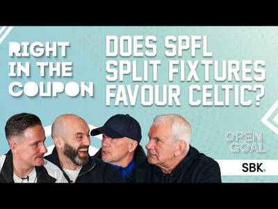 DOES SPFL SPLIT FIXTURES FAVOUR CELTIC OVER HEARTS & RANGERS? | Right In The Coupon