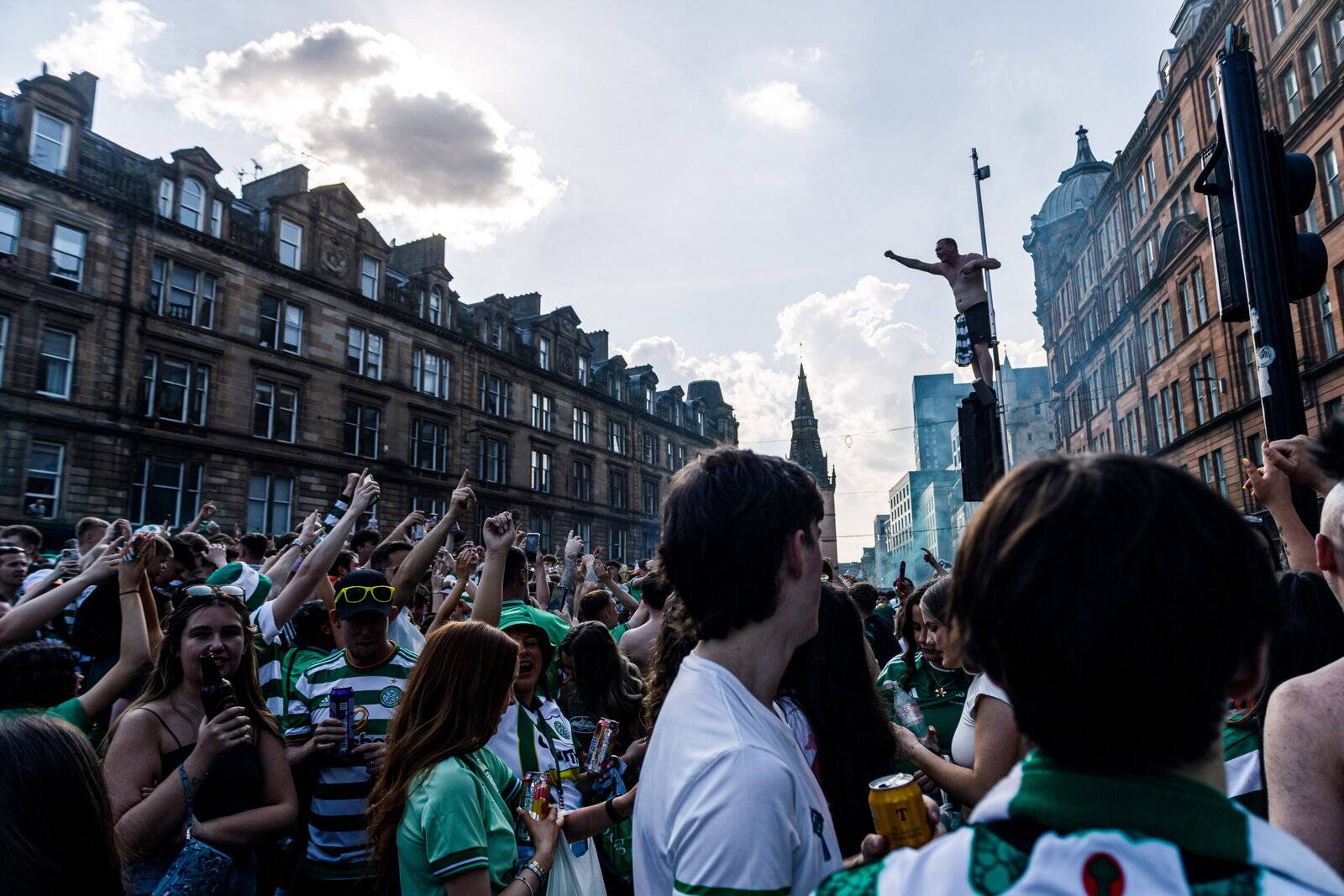 The Celtic fans title party smears have already started.