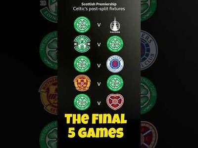 CELTIC’S League Run In: 6 Games From League Title #56 #celtic #celticfc