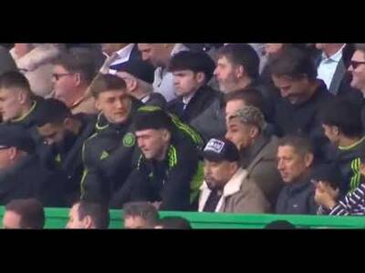 Araujo, Johnston and Jota in the Stands Today As Celtic Beat St Mirren 1-0
