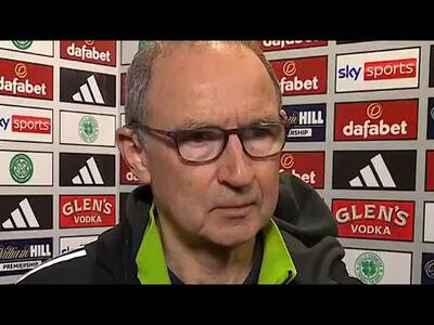 Martin O’Neil UNHAPPY With Performance &ndash; HONEST Post Reaction After Celtic 1-0 Win Over St Mirren