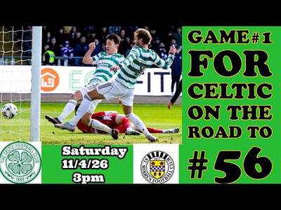 CELTIC v St Mirren: Game #1 On Road To Title #56