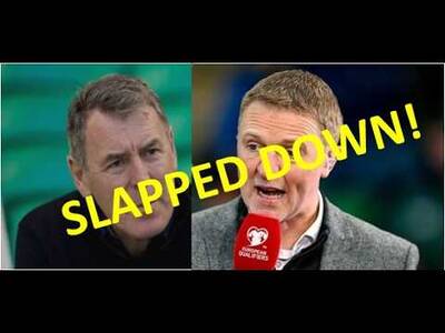 SLAPPED DOWN: Pat Bonner silences Stephen Craigan’s Celtic nonsense