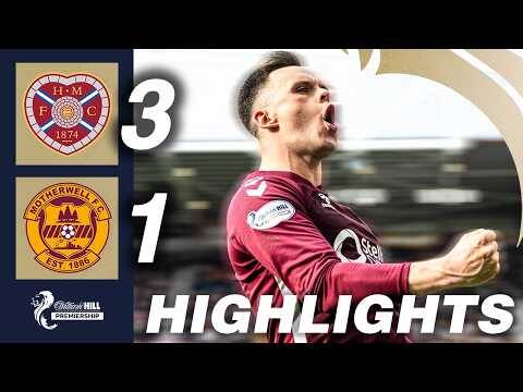 Heart of Midlothian 3-1 Motherwell | HIGHLIGHTS | William Hill Premiership