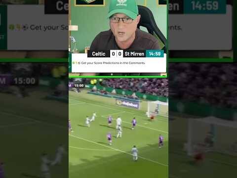 Oxlade chamberlain goal celtic v st Mirren