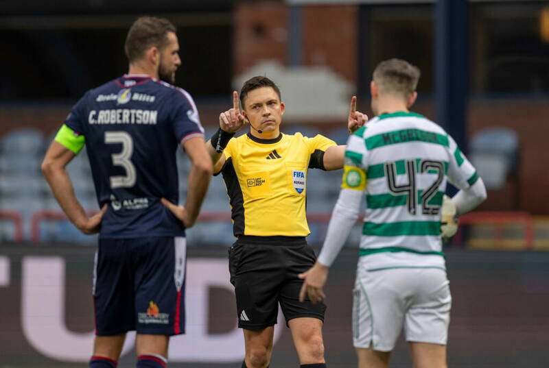 Referee and VAR for Celtic vs St Mirren Scottish Cup Semi-Final Referee and VAR for Celtic vs St Mirren Scottish Cup Semi-Final