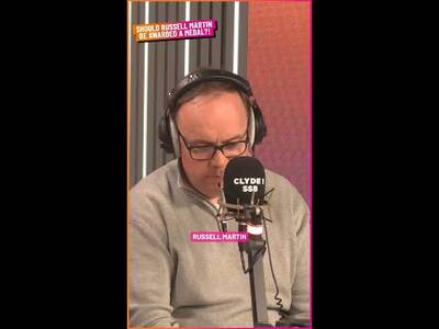 If Rangers Win, Does Russell Martin Get a Medal? If Rangers Win, Does Russell Martin Get a Medal?