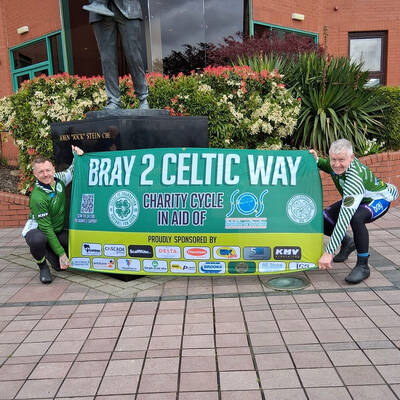 Supporters Complete ‘Bray 2 the Celtic Way’ Charity Cycle