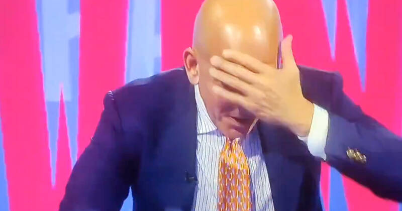 Paolo Di Canio smashes open his head in bizarre TV incident as former Celtic star sees iconic manager intervene