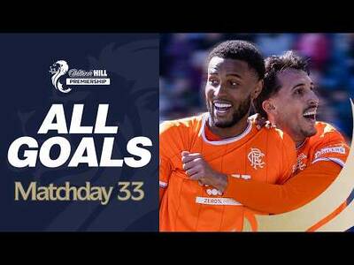 ALL GOALS | Matchday 33 | William Hill Premiership