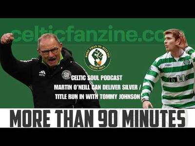 Martin O’ Neill Can Deliver Silver / Title Run in with Tommy Johnson