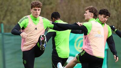 Training Gallery: Celtic v St Mirren