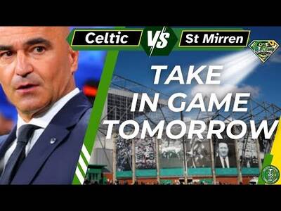 Martinez will be at the game Tomorrow to watch Celtic