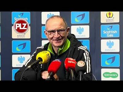 Martin O’Neill reacts to Celtic reaching the 2026 Scottish Cup Final
