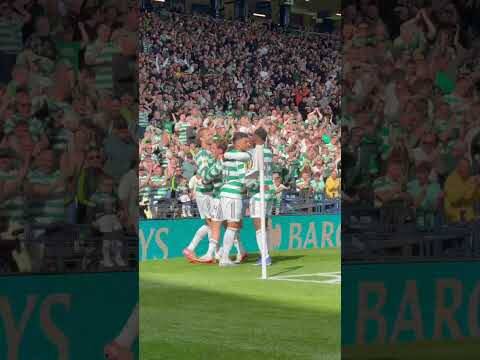 Benji with his 20th goal of the season 😁 #CELSTM | #ScottishCup | #CelticFC🍀