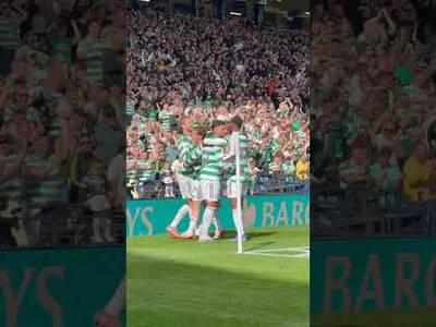 Benji with his 20th goal of the season 😁 #CELSTM | #ScottishCup | #CelticFC🍀