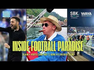 🇮🇹🥂 INSIDE ITALY’S FOOTBALL PARADISE | Slaney Visits Como 1907 & Cesc Fabregas’ Serie A Revolution