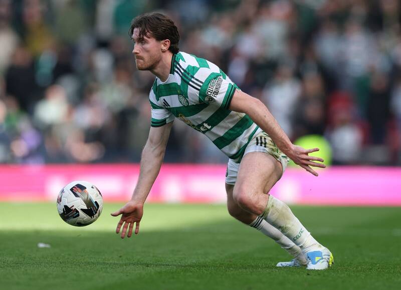 Jim Goodwin makes Anthony Ralston point clear after Celtic criticism this season