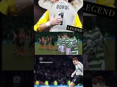 When the Holy Goalie scored at Hampden #arturboruc #celticfc