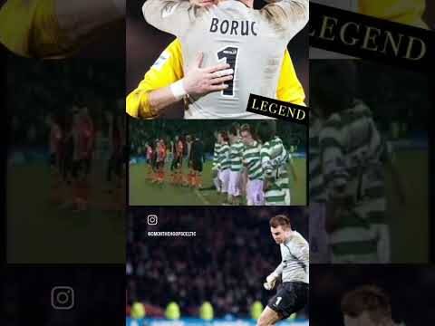When the Holy Goalie scored at Hampden #arturboruc #celticfc