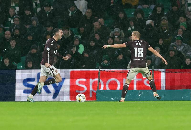 Hearts’ Oisin McEntee says he grew up watching Celtic, reflects on ‘amazing’ Parkhead feeling